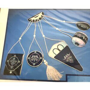 MLadys Chatelaine Cross Stitch Chart With Beads